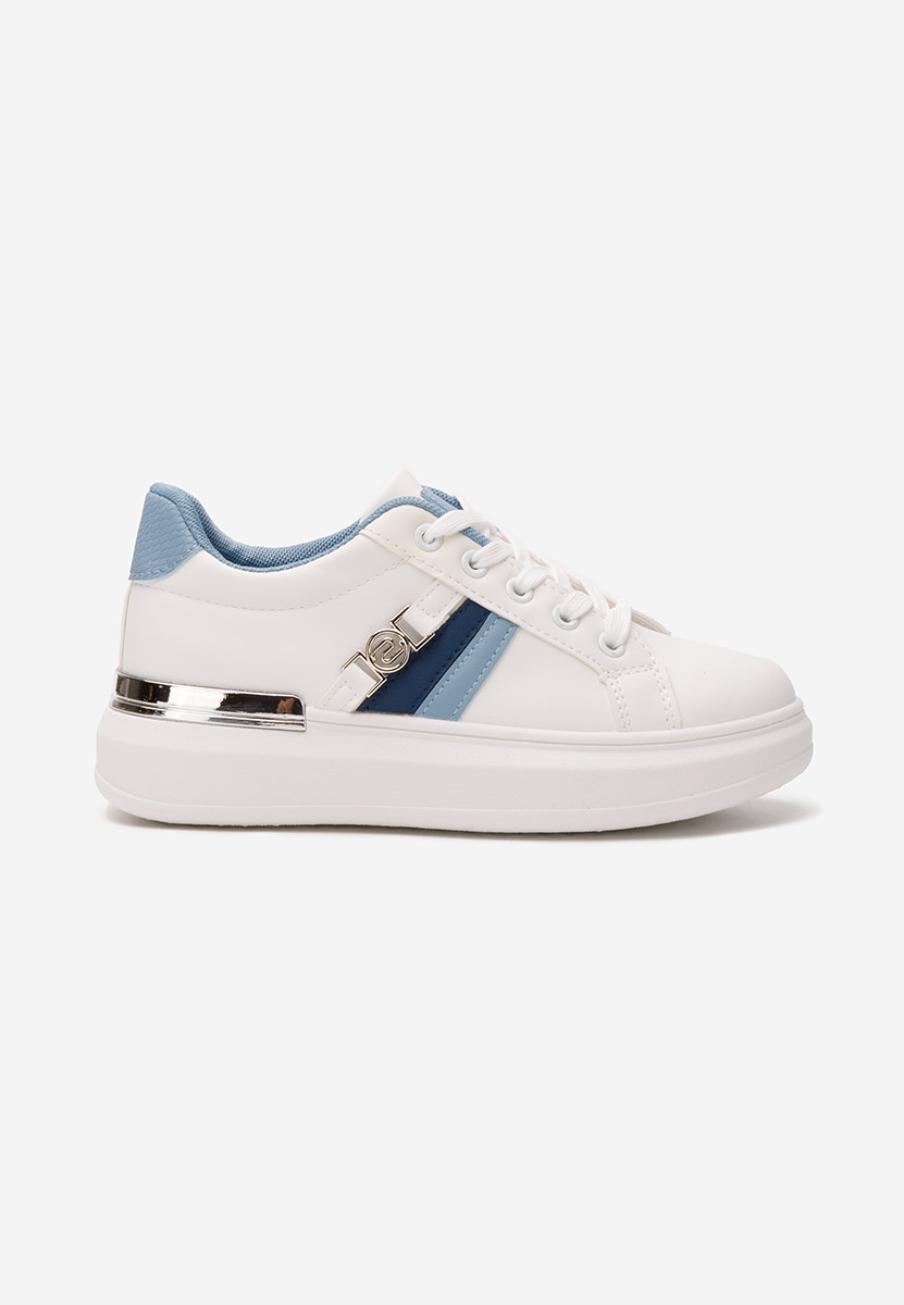 Białe sneakersy dla dzieci Kluno