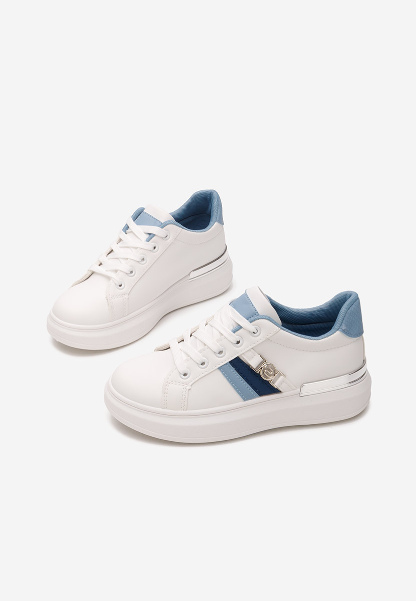 Białe sneakersy dla dzieci Kluno