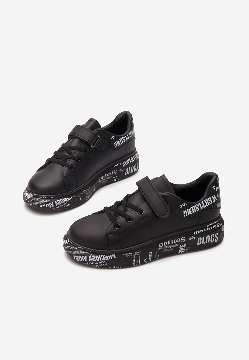 Czarne sneakersy dla dzieci Blogs