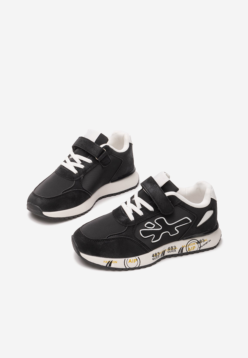 Czarne sneakersy dla dzieci Wimzy