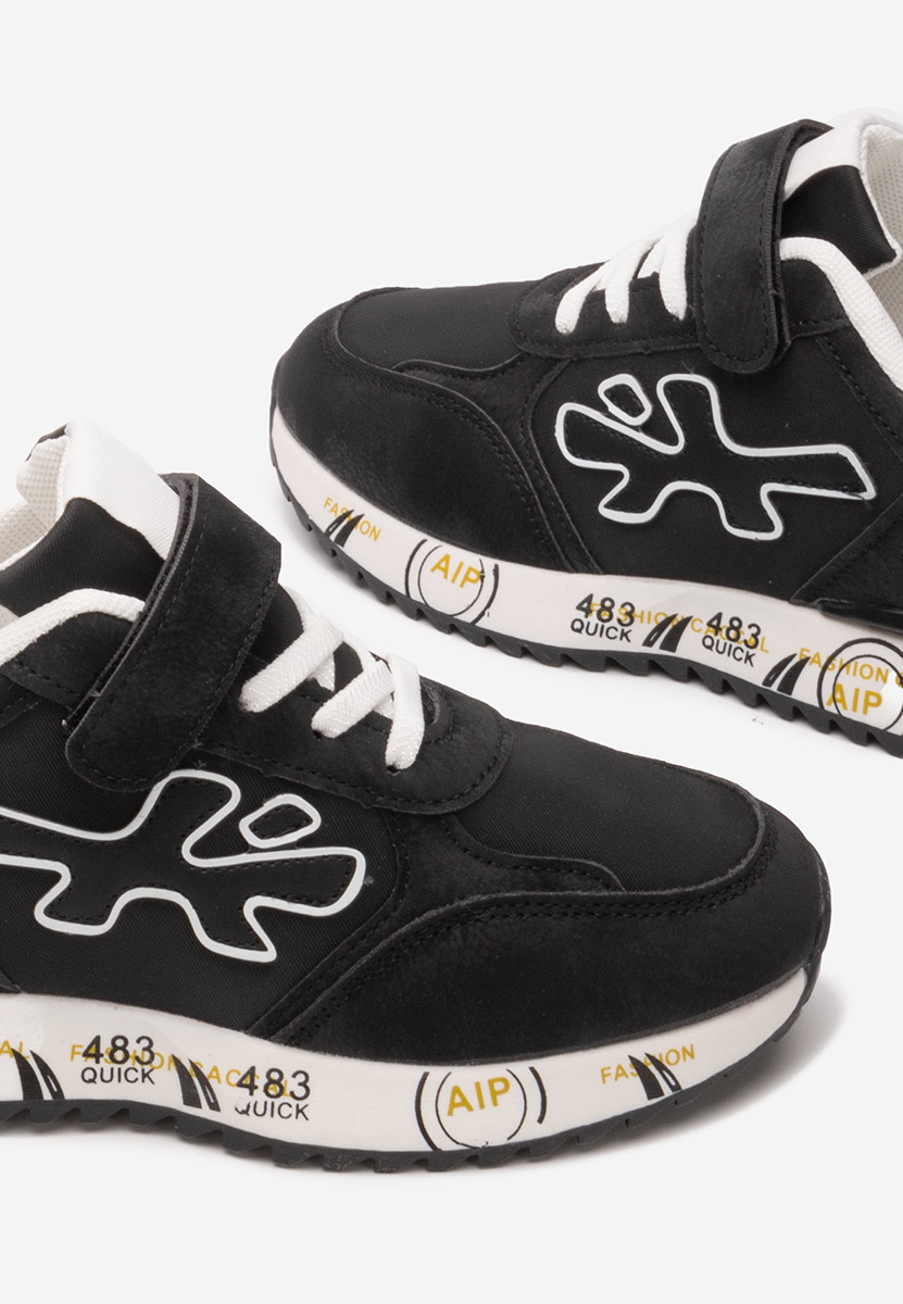 Czarne sneakersy dla dzieci Wimzy