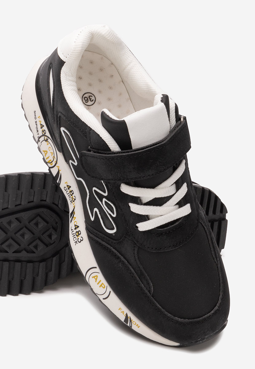 Czarne sneakersy dla dzieci Wimzy