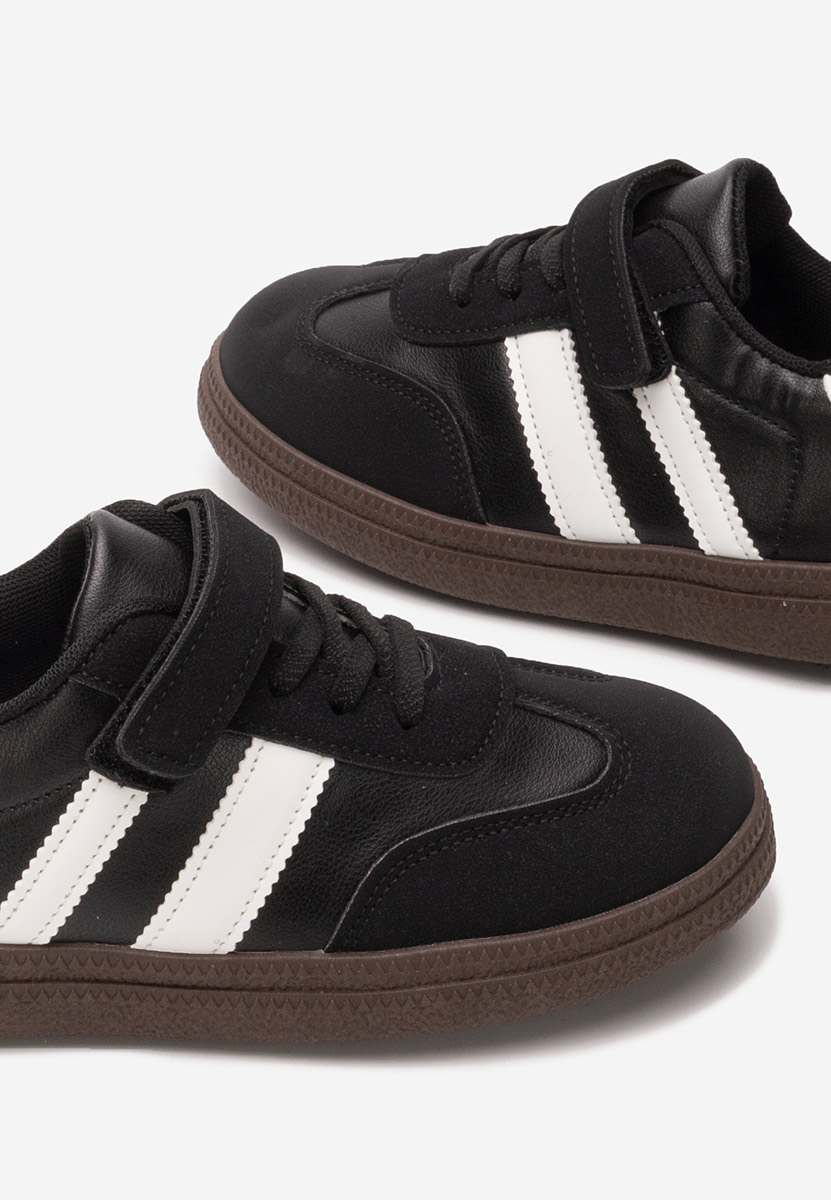 Czarne sneakersy chłopięce Sloopy