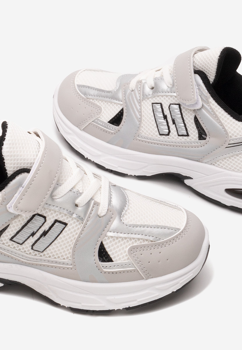 Szare sneakersy dla dzieci Zippy