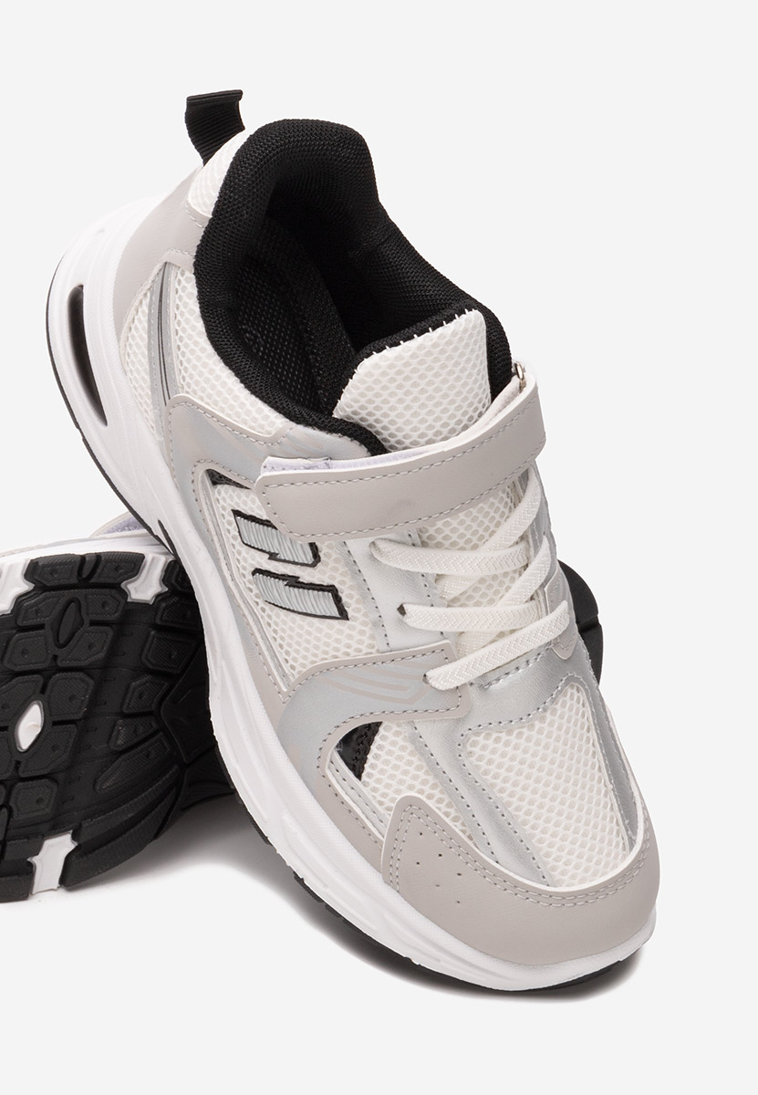 Szare sneakersy dla dzieci Zippy