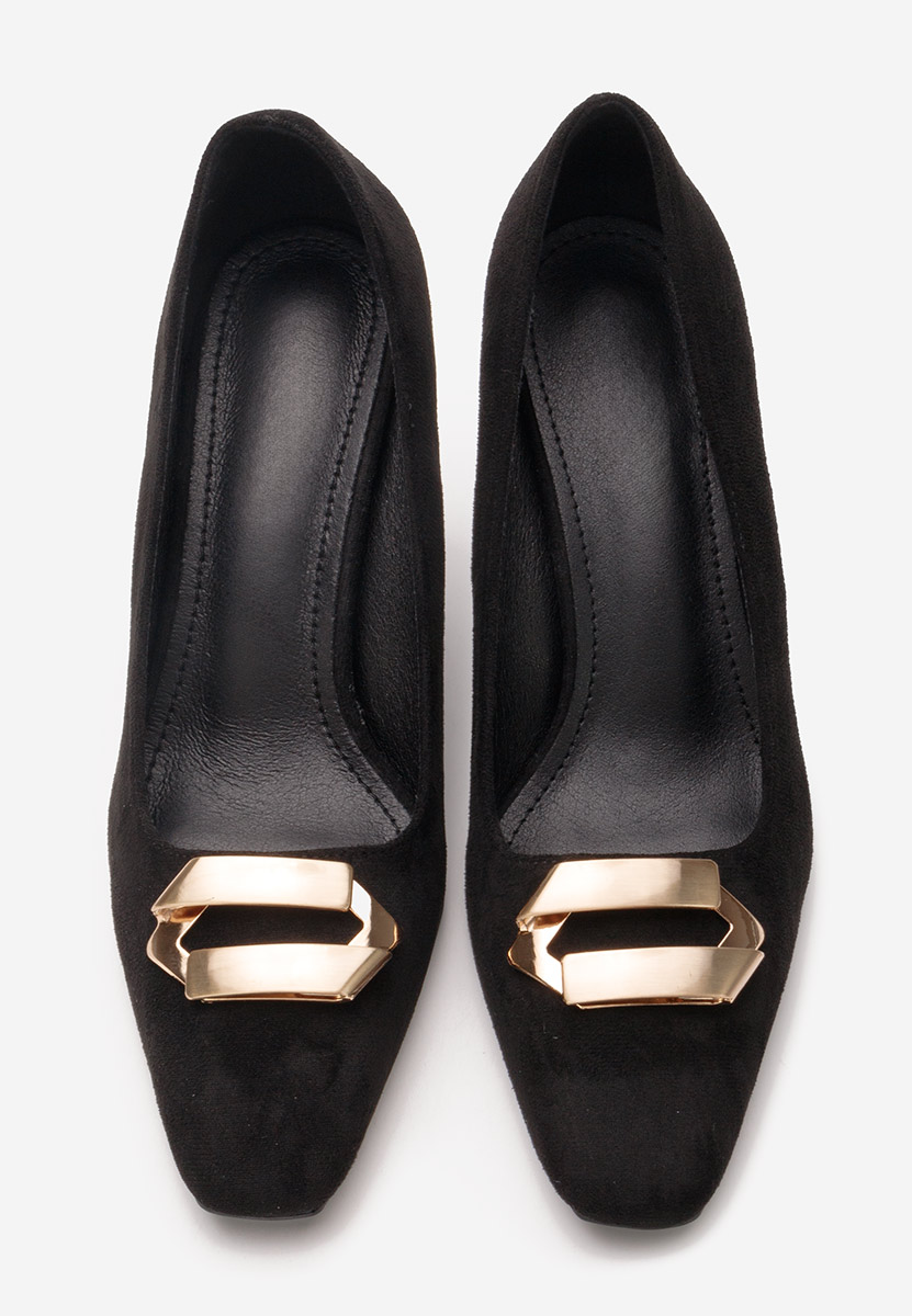 Czarne czółenka na szpilce Xeresa