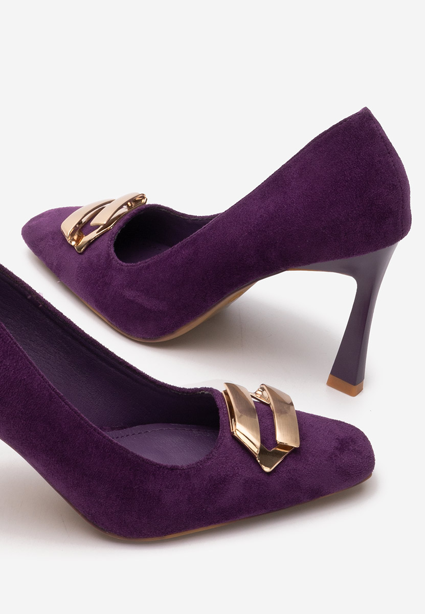 Fioletowe czółenka na szpilce Xeresa V2