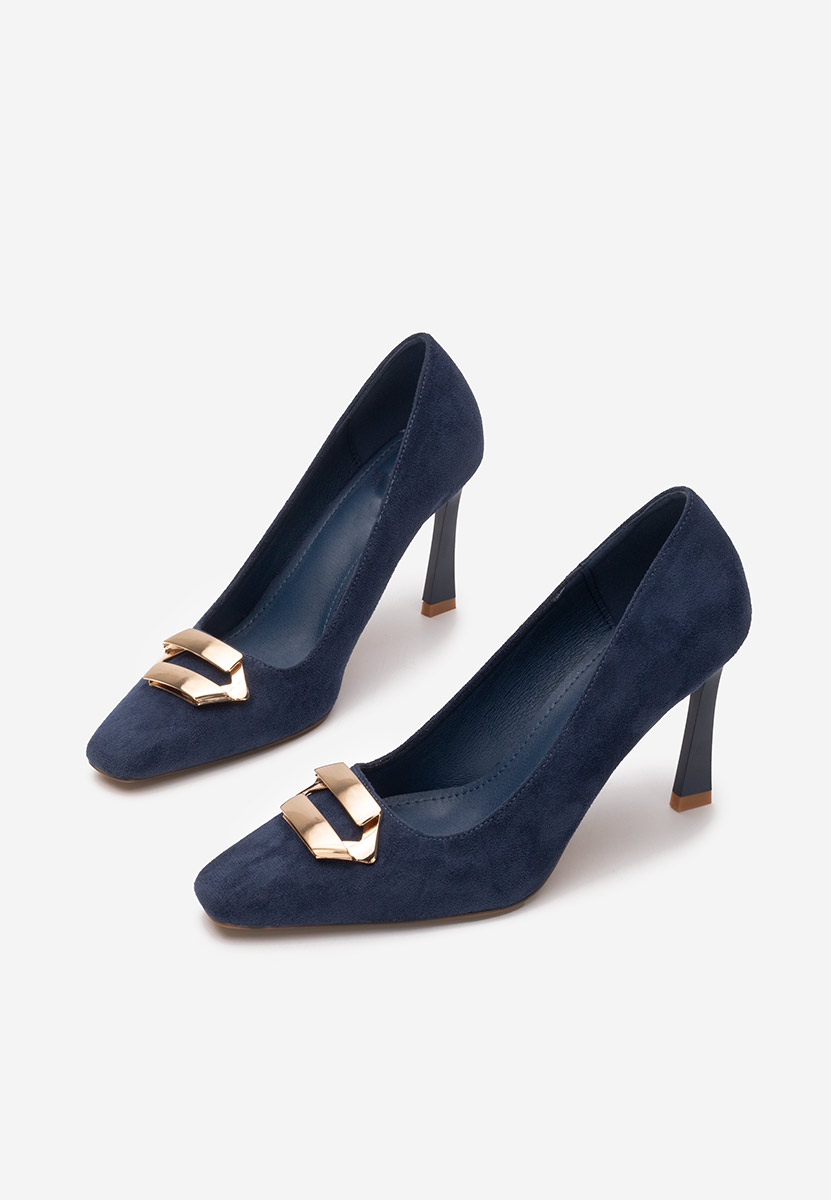 Niebieskie czółenka na szpilce Xeresa V2