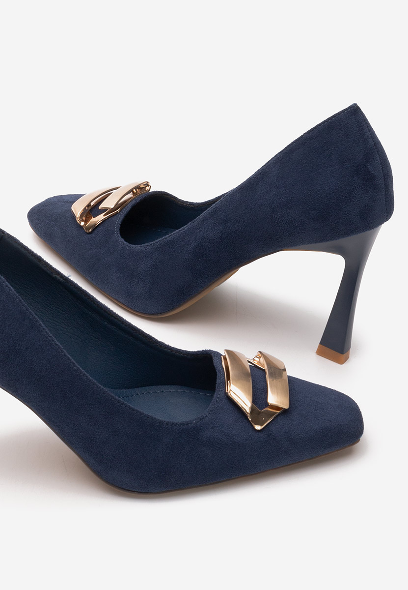 Niebieskie czółenka na szpilce Xeresa V2