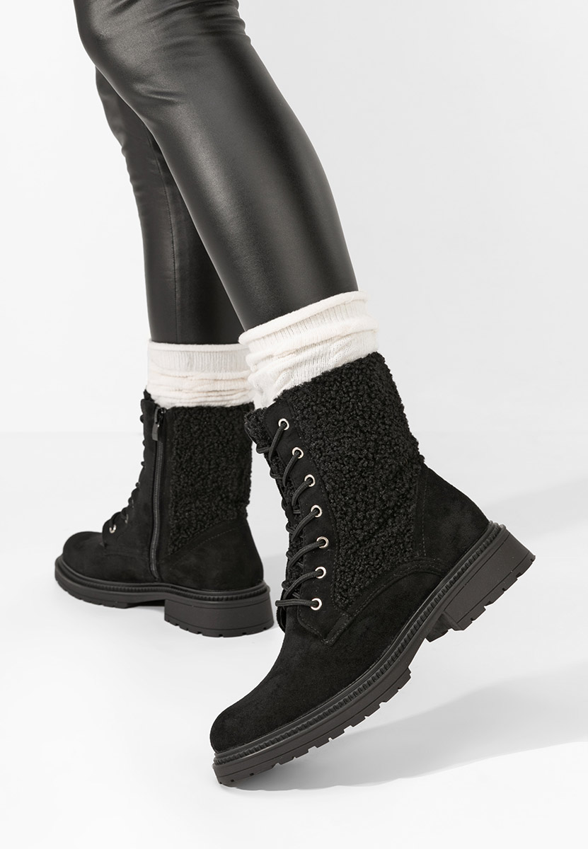 Czarne trapery damskie Milaya