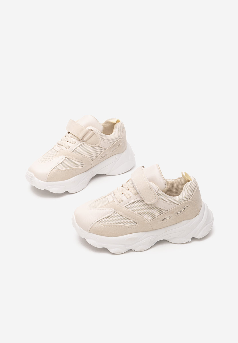 Beżowe adidasy dziecięce Sway