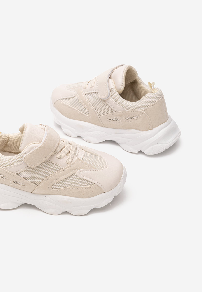 Beżowe adidasy dziecięce Sway