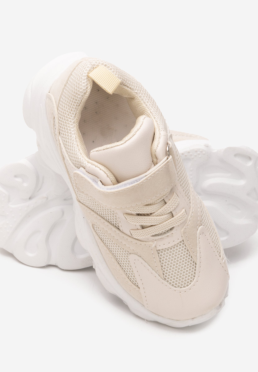 Beżowe adidasy dziecięce Sway