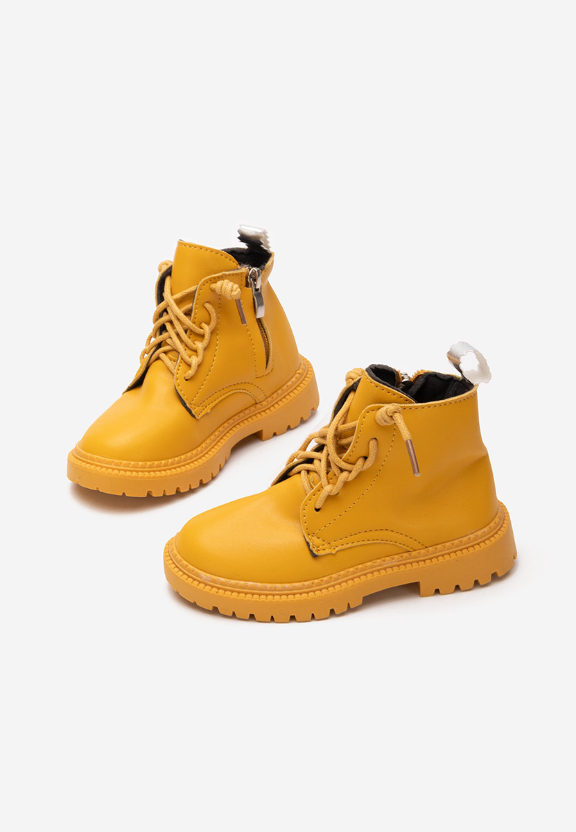 Żółte botki dzieci Wonderland
