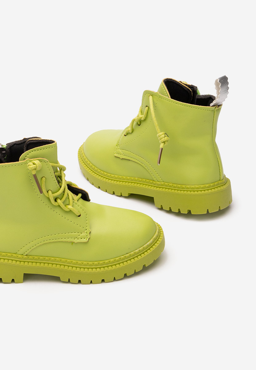 Zielone botki dzieci Wonderland