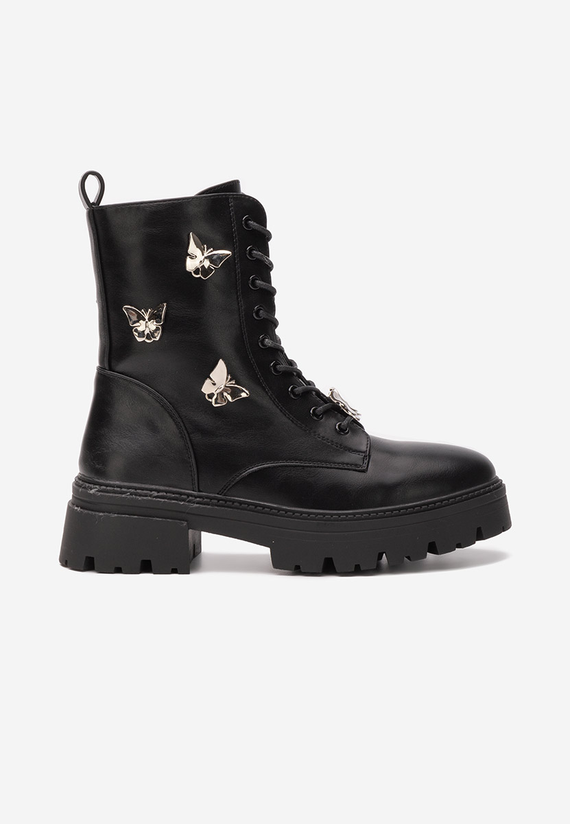 Czarne workery damskie Latisa