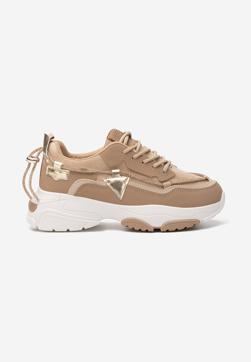 Khaki sneakersy damskie Livena