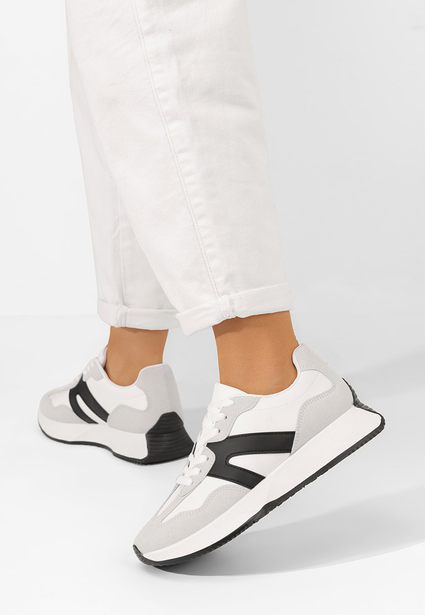 Białe sneakersy damskie Genna