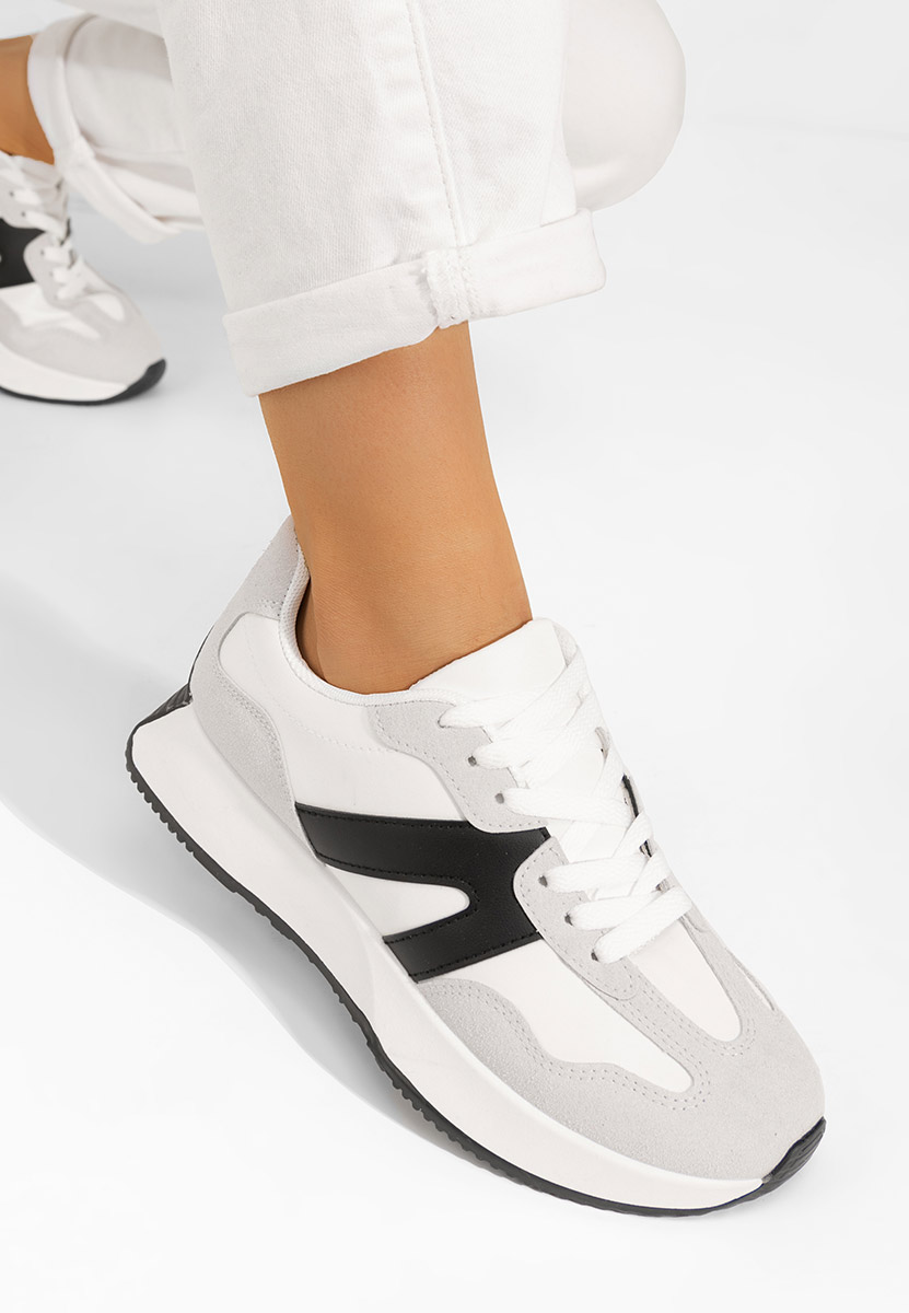 Białe sneakersy damskie Genna
