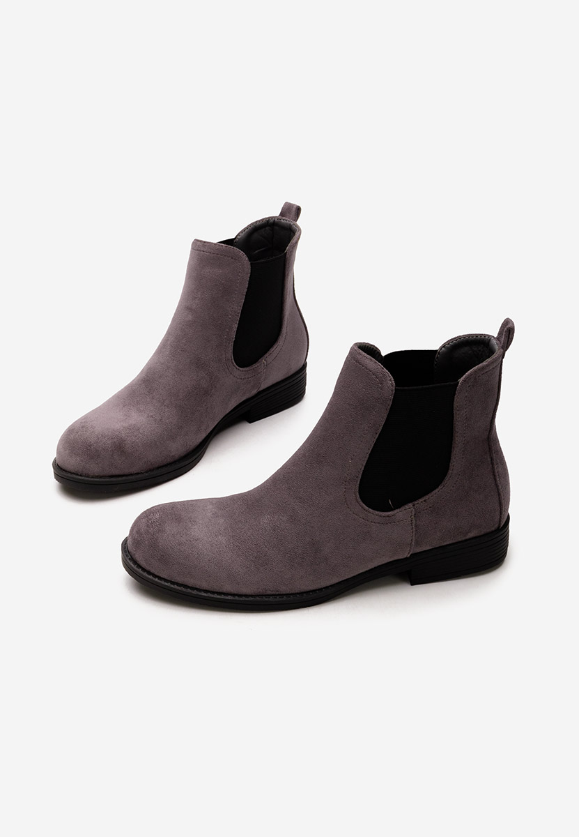 Szare botki chelsea Zelmira