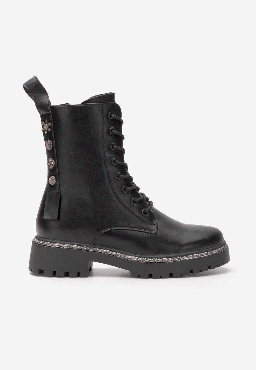 Czarne workery damskie Jettie