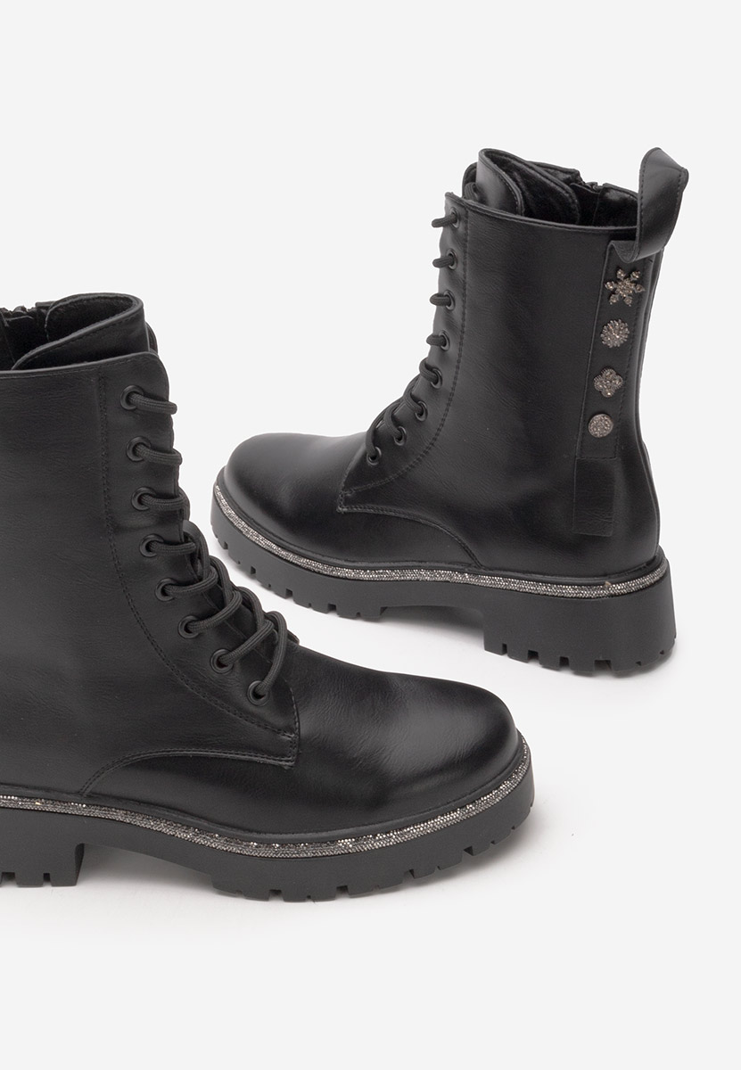 Czarne workery damskie Jettie