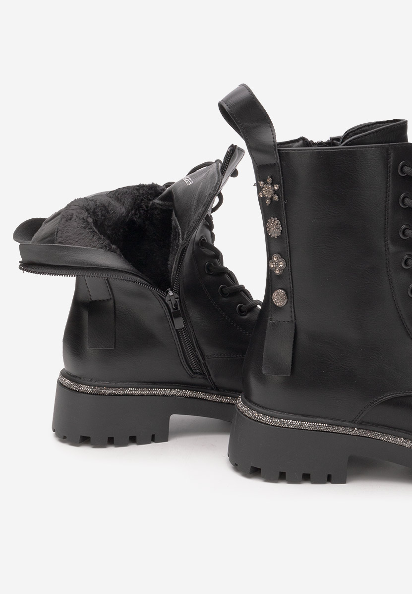 Czarne workery damskie Jettie