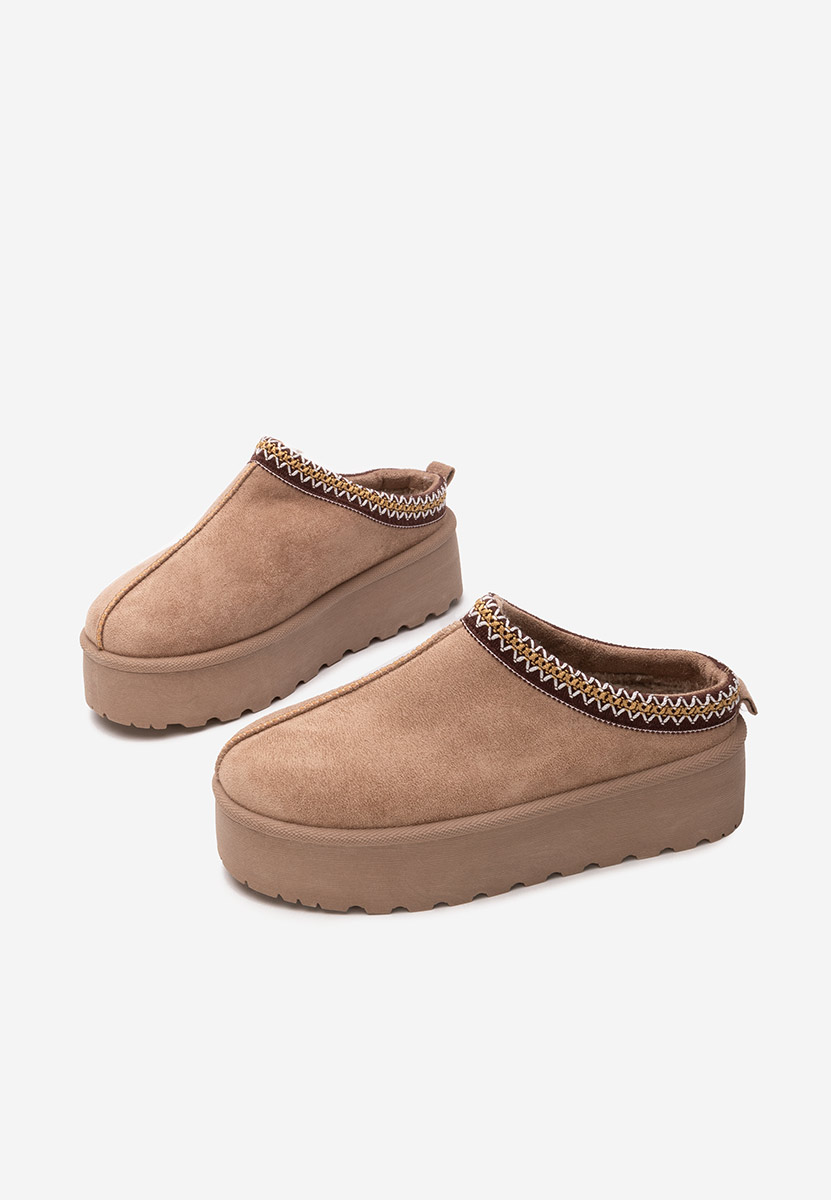 Khaki drewniaki Comfy