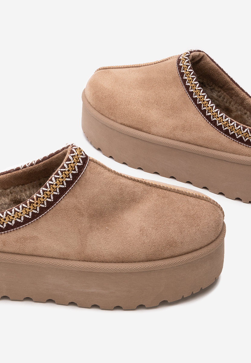 Khaki drewniaki Comfy