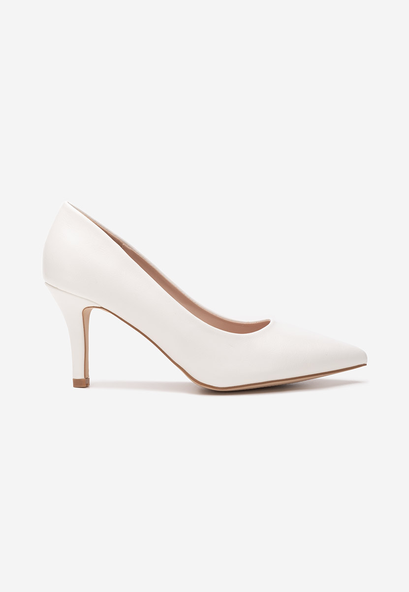Białe szpilki Marylyn