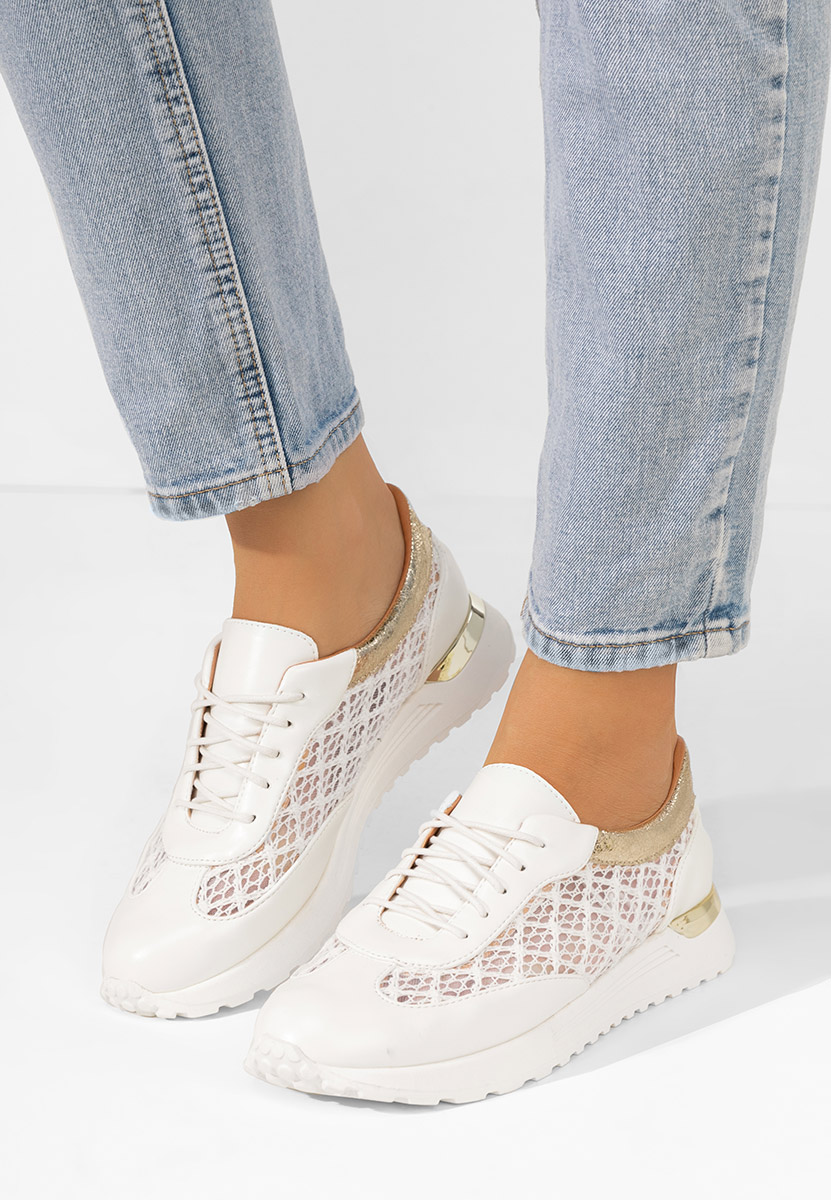 Białe sneakersy damskie Deena V2