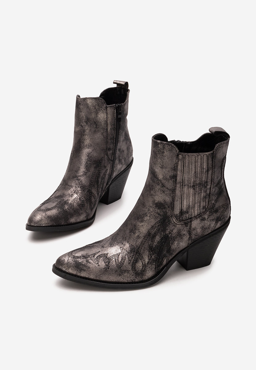 Szare kowbojki damskie Pesire