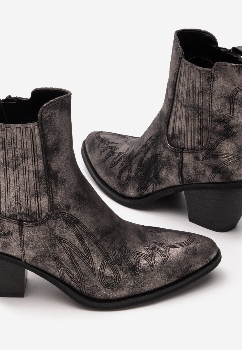 Szare kowbojki damskie Pesire