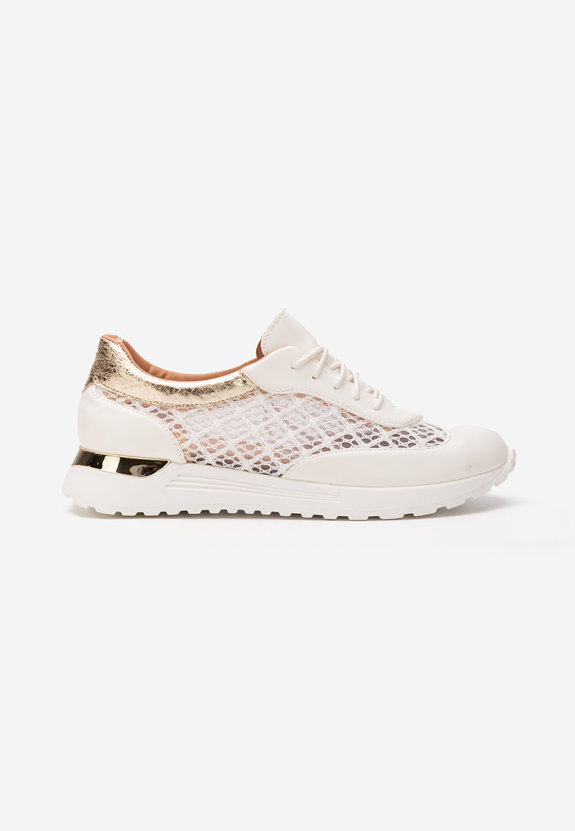 Białe sneakersy damskie Deena V2