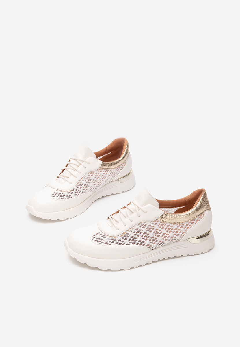 Białe sneakersy damskie Deena V2