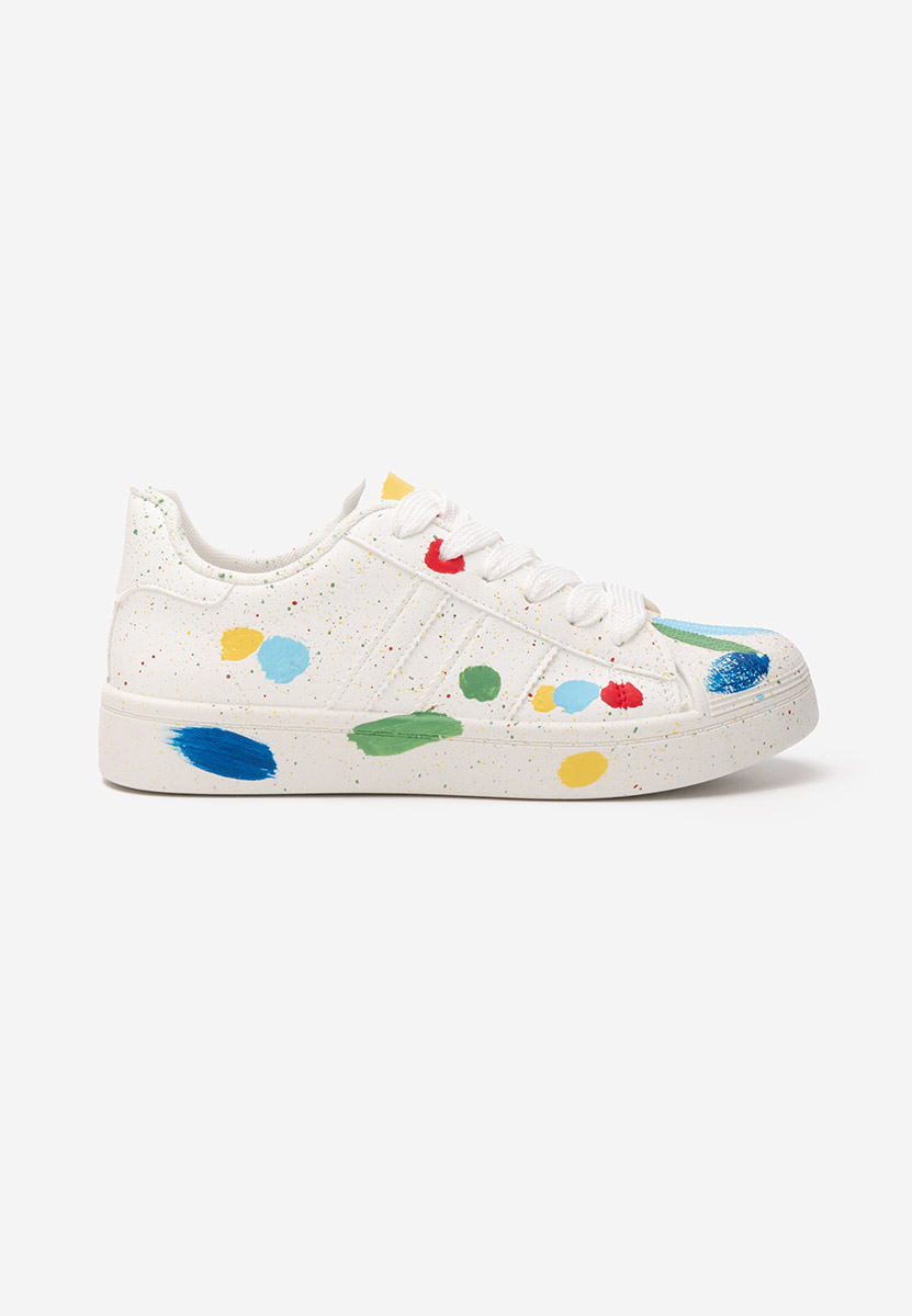 Białe sneakersy damskie Nevara