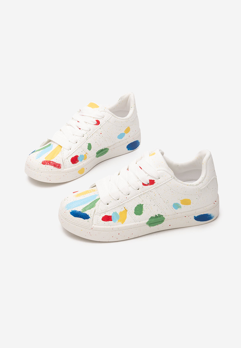Białe sneakersy damskie Nevara