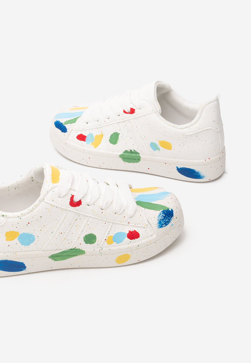 Białe sneakersy damskie Nevara