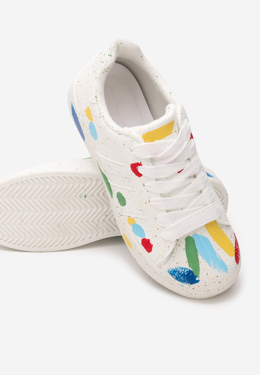 Białe sneakersy damskie Nevara