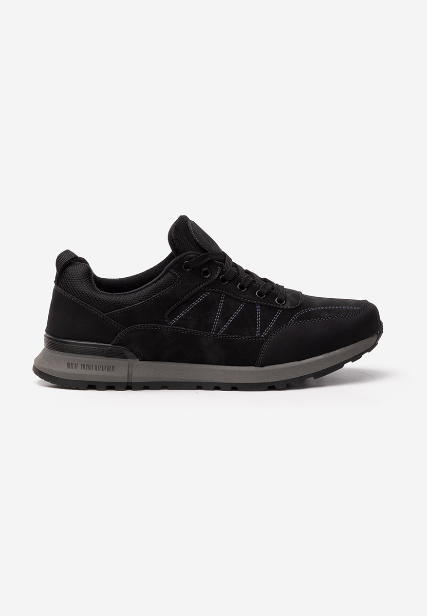 Czarne sneakersy męskie Harlan