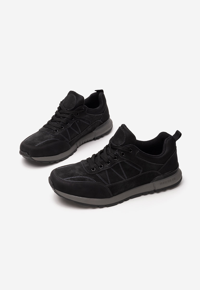 Czarne sneakersy męskie Harlan