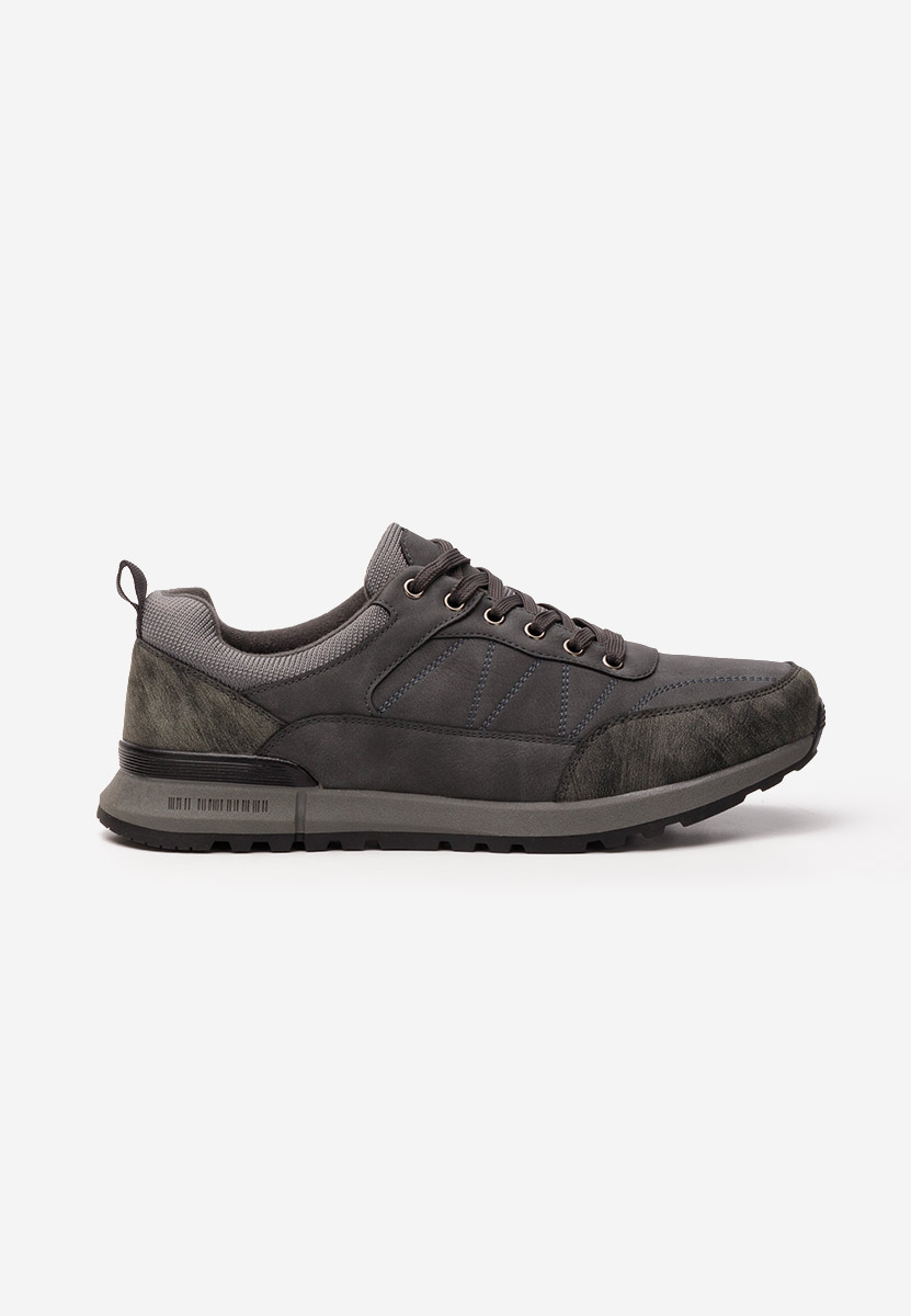 Szare sneakersy męskie Harlan