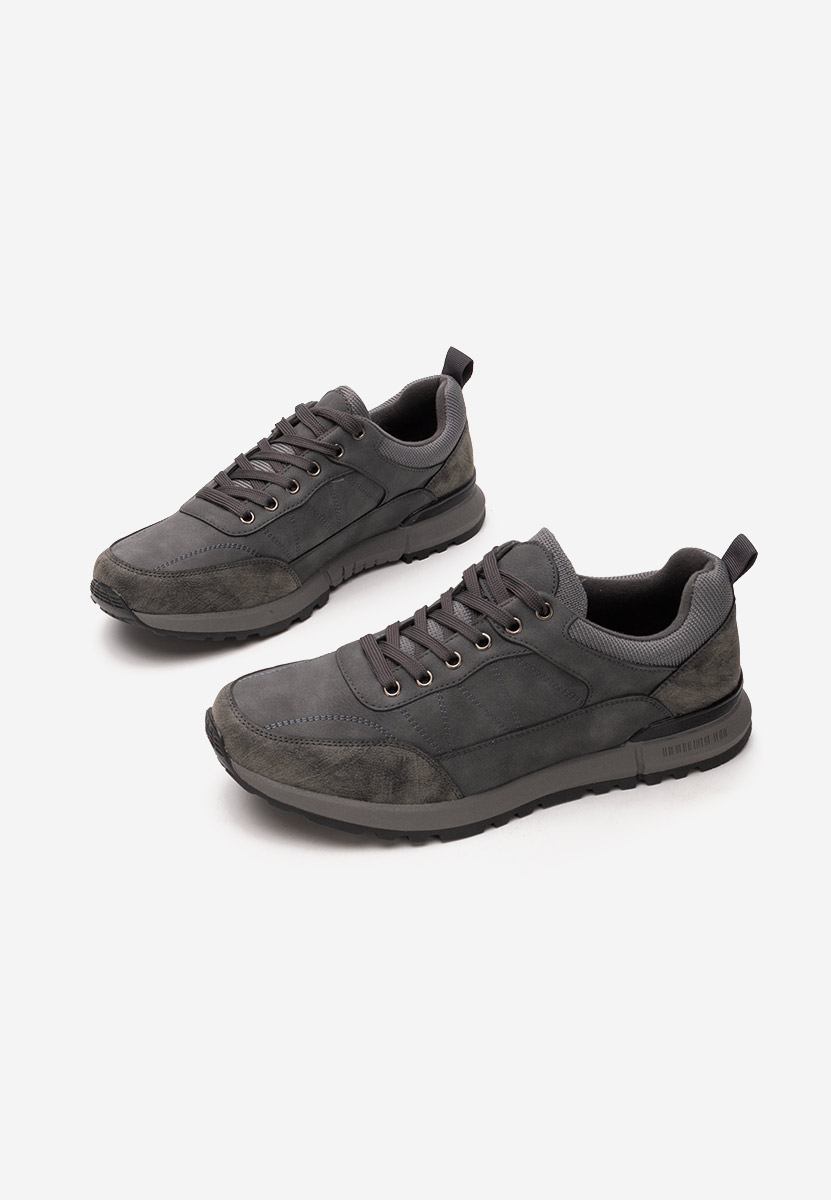 Szare sneakersy męskie Harlan