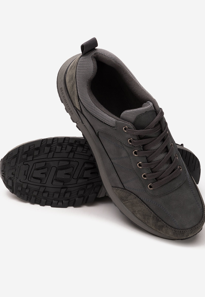 Szare sneakersy męskie Harlan