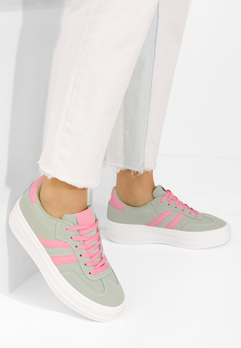 Zielone sneakersy damskie Jazmine