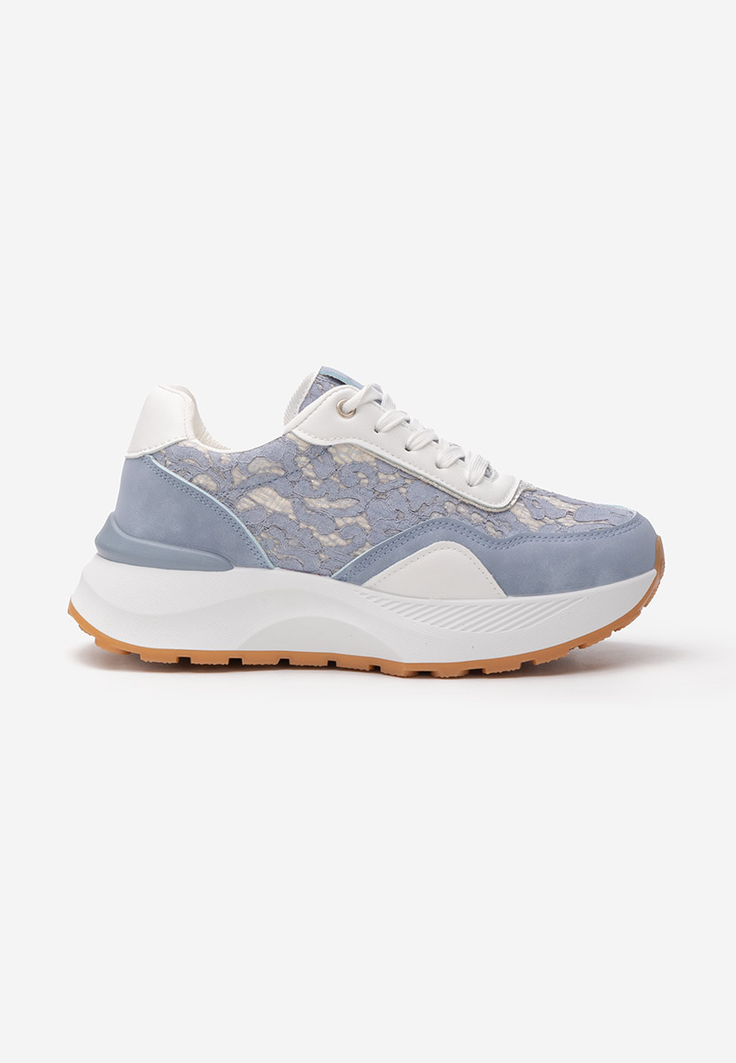 Niebieskie sneakersy damskie Enida