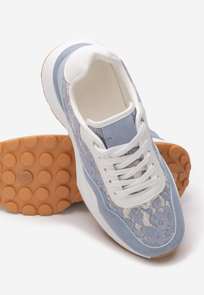 Niebieskie sneakersy damskie Enida