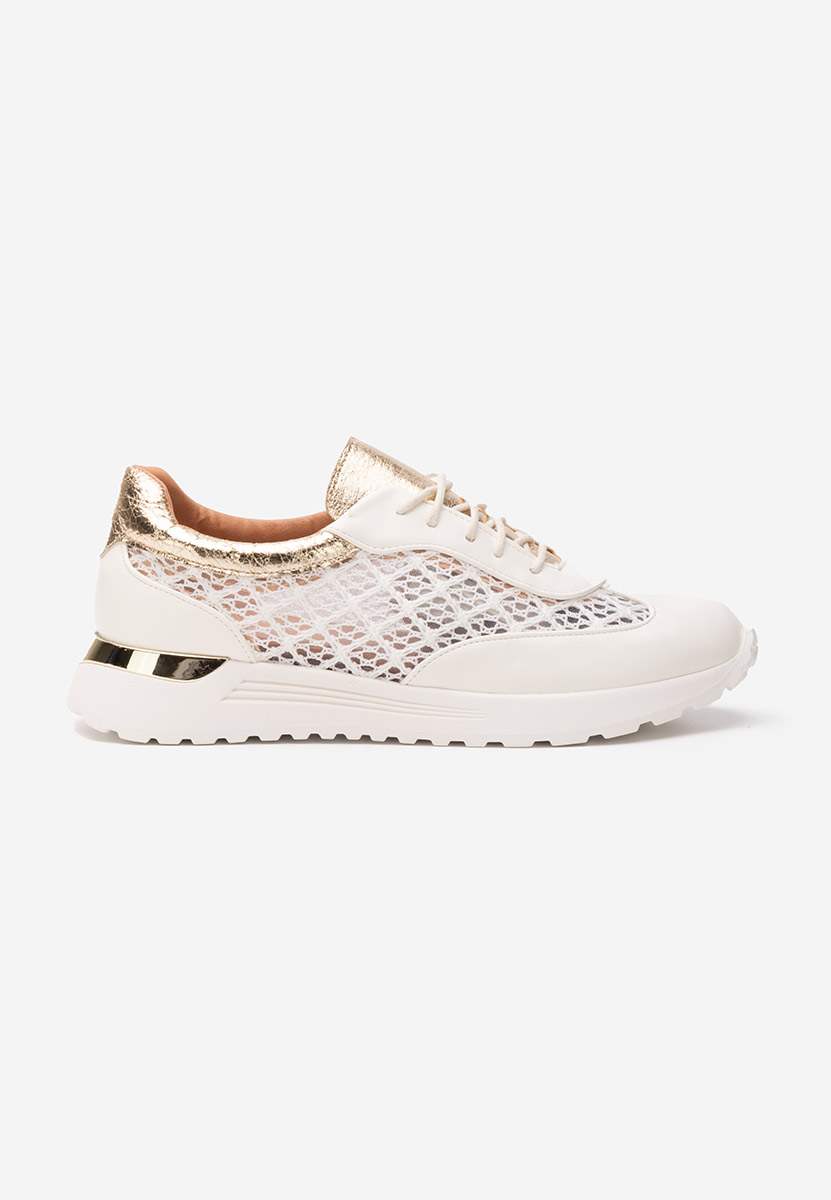 Białe sneakersy damskie Deena