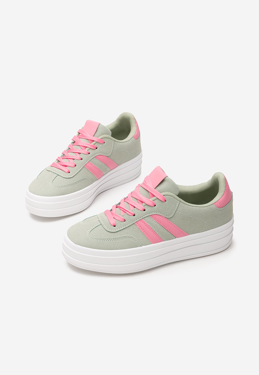 Zielone sneakersy damskie Jazmine