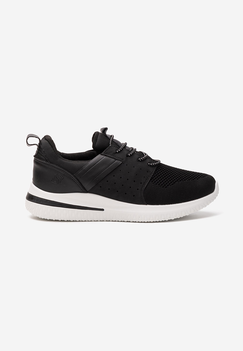 Czarne sneakersy męskie Galten